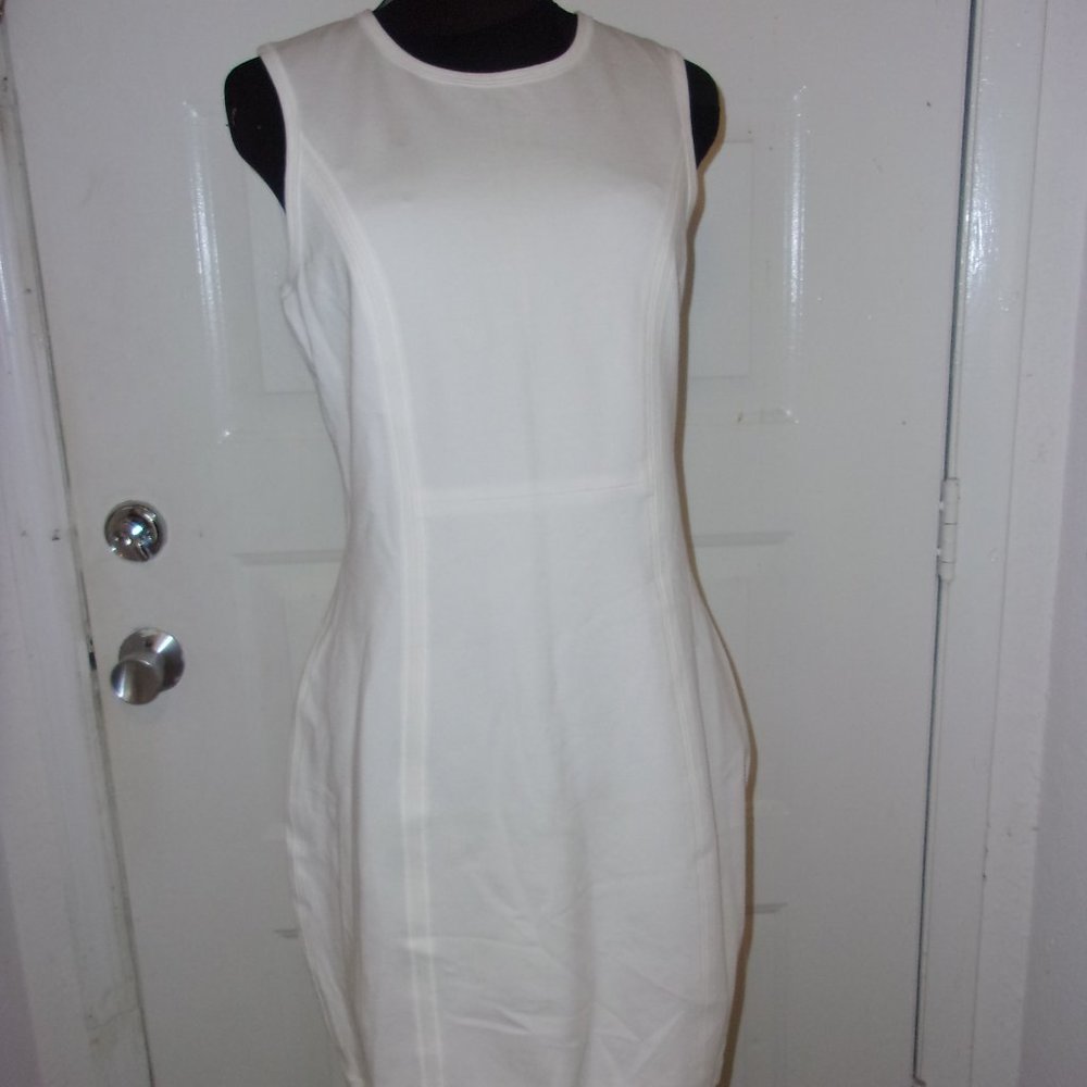 NWT ARMANI EXCHANGE BEIGE BODYCON DRESS M